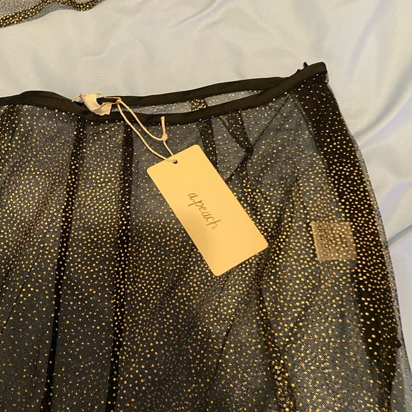 Black shiny Sheer mesh outfit - Picture 5 of 5